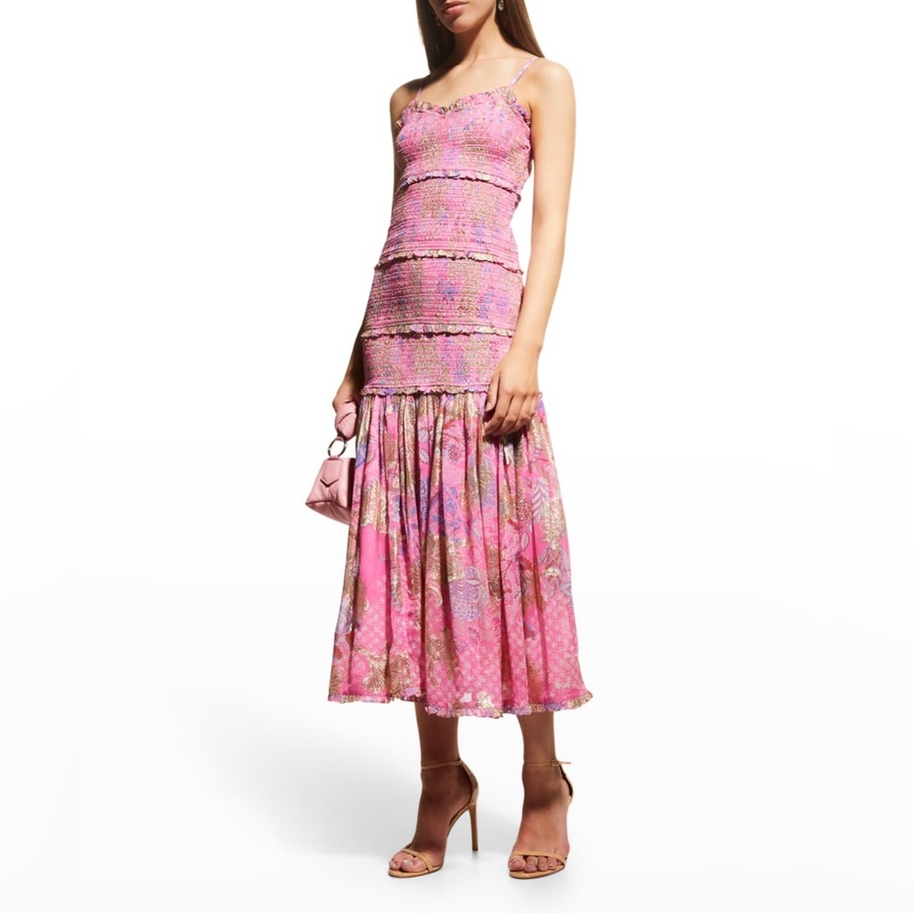 Hemant & Nandita floral midi dress